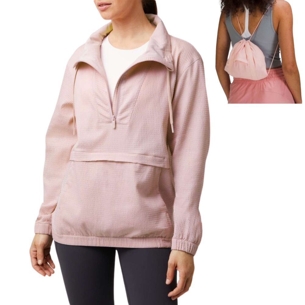 Lululemon Pack Light Pullover Packable Porcelain … - image 1